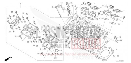 CYLINDER HEAD CB1000SPS de 2025